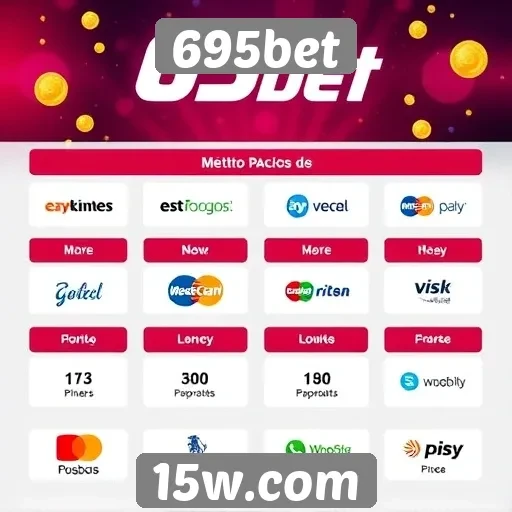 Métodos de pagamento disponíveis no 695bet